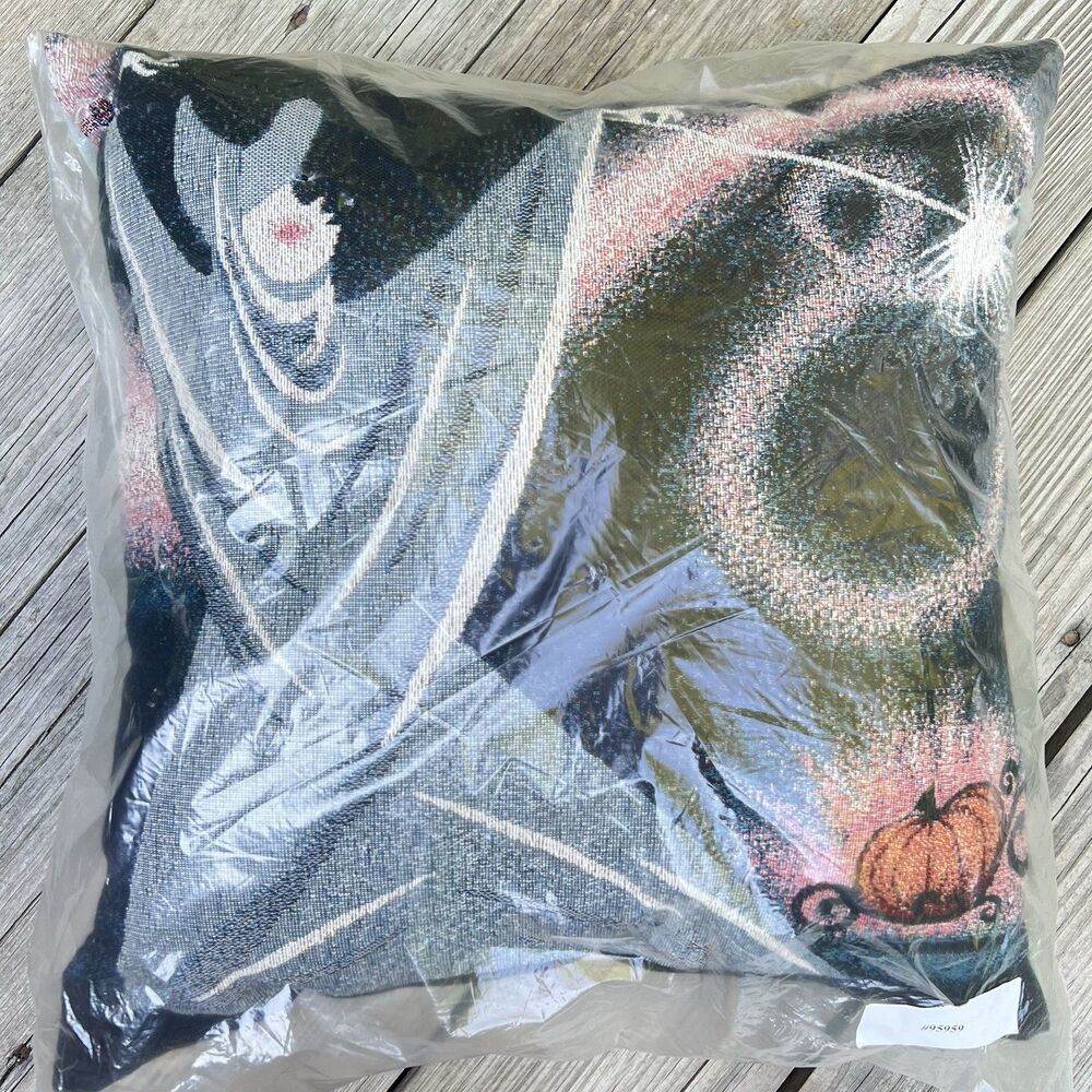 Disney Mary Blair Art Pillow Cinderella Woven Tapestry Pillow Rare Godmother